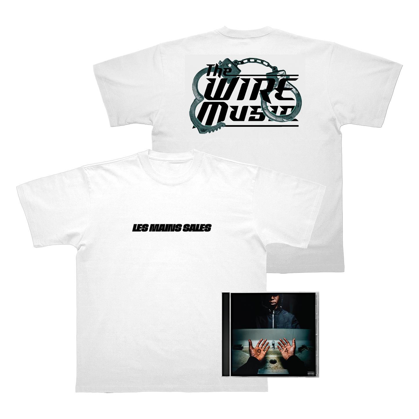 Pack CD « Les mains sales » + t-shirt